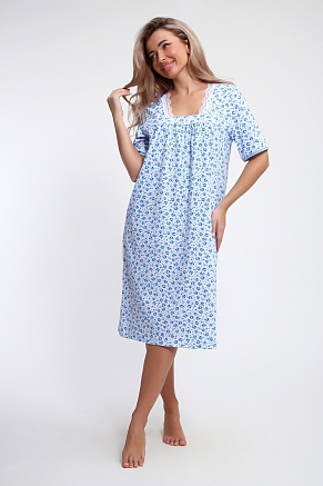 Женская сорочка 51202 / голубой