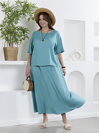 Женская юбка Камео-5 / бирюзовый