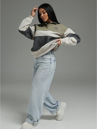 Женский свитшот Тринити / Оливковый