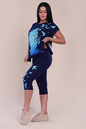 Женский костюм Пташка 597 / Темно-синий