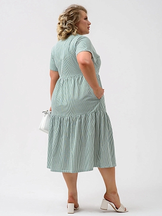 Женское платье "Шалфей" 1928-К / Зеленый