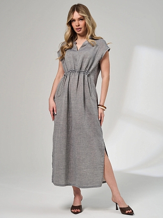 Женское платье "Эко-Муслин" 2478-Мус / Джинс