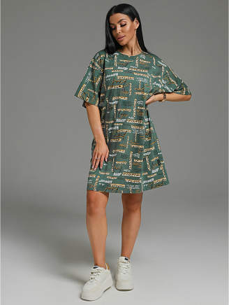 Женское платье-футболка Вега / Хаки