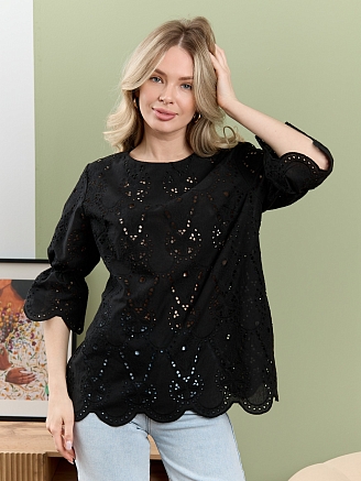 Женская блузка Милица-1 / черный-4