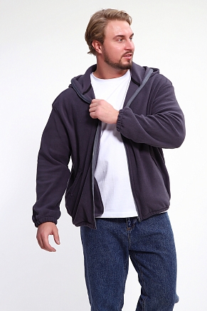 Мужское худи 36992 / серый