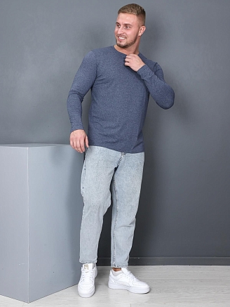 Мужской лонгслив Рейнир / индиго