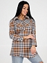 Женская туника ТК-274-РУБ / Песочная клетка
