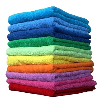 Полотенце Туркмения 420 гр/м2 (без бордюра) ОПТ / В ассортименте