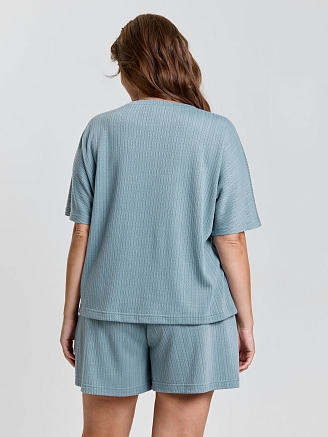 Женский костюм Материя-2 / серо-голубой