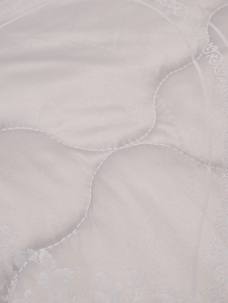 Одеяло "Лебяжий пух" сатин-жаккард / Серебро