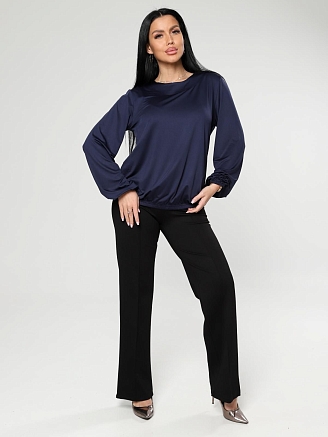 Женская блуза Мирея / темно-синий