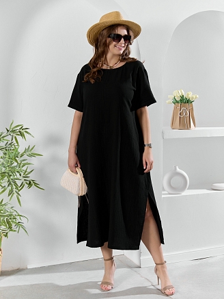 Женское платье Вуаль-1 / чёрный