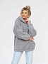 Женская толстовка мод.1770/4 (оверсайз) / Светло-серый