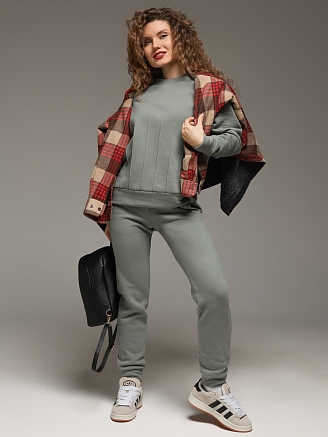 Женский костюм Либерти-2 / серо-зелёный