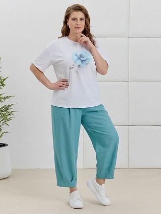 Женские брюки Габриэлла Б-072 / бирюзовый