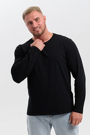 Набор футболок 14403/1 с дл.рукавом / белый+черный