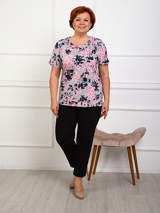 Женская футболка Оранжерея / Серый