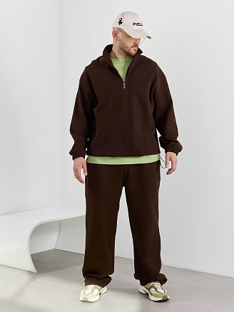 Мужская толстовка Интер-1 / коричневый