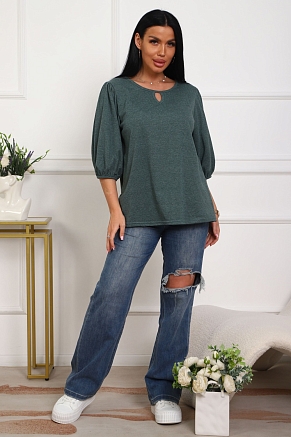 Женская туника 29541 / зеленый