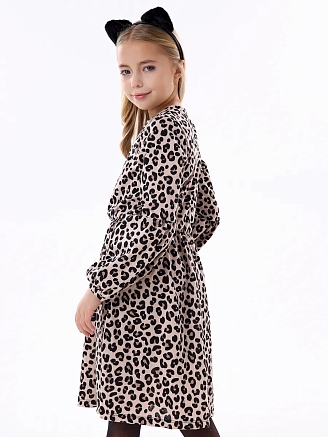 Детское платье "Фея" / Леопард