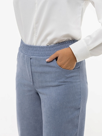 Женские брюки мод.1440/14 / Голубой