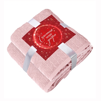 Набор махровых полотенец "VEROSSA" Amento / розовый