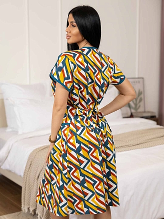 Женский халат мод.469/38 / Оранжевый