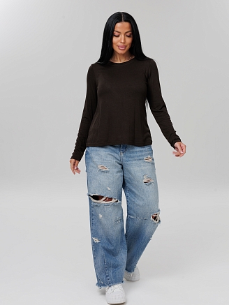 Женская кофта К-02(ПВ) / Черный