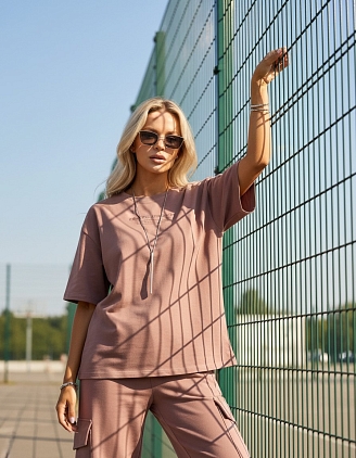 Женский костюм Нила-2 (на рост 175 см) / капучино