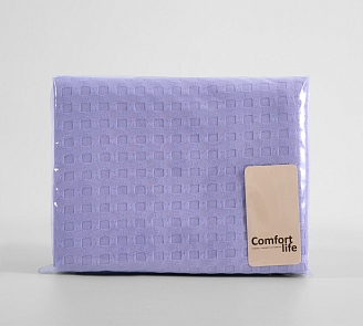 Полотенце банное вафельное полотно / Сиреневый П