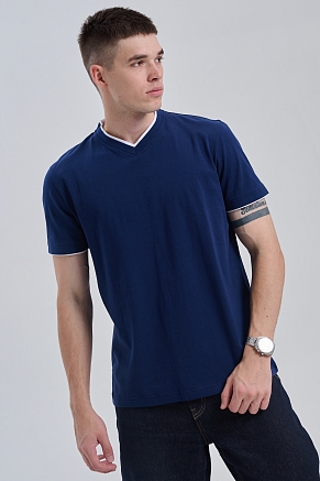 Футболка мужская 14490 / темно-синий