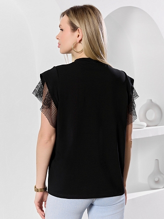 Женская футболка Софт-1 / чёрный