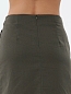 Женская юбка на запах с завязками на поясе Ю33Х / Хаки