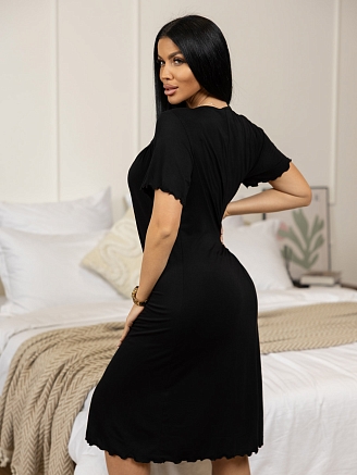 Женская сорочка мод.2133 / Черный