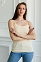 Женский топ из вискозы / Персиковый