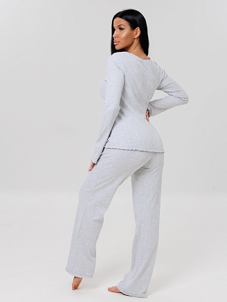 Женская пижама П-104(Фул) / Серый