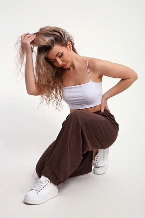 Женские брюки 29025 (рост 170-176) / коричневый