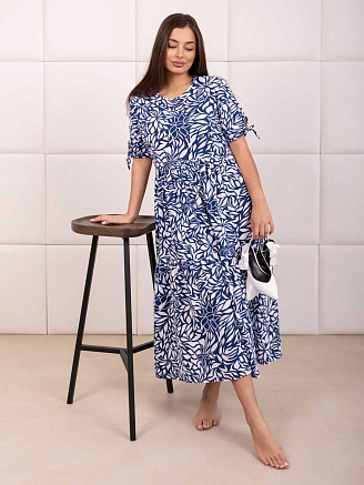 Женское платье мод.1872/22 / Синий