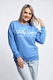Женская толстовка 80048 / голубой