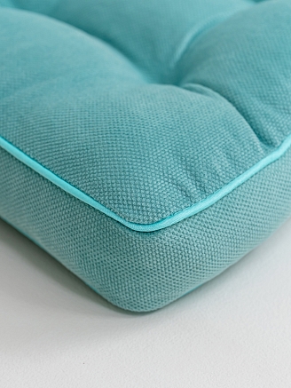 Подушка на стул с бортом / Бирюзовый