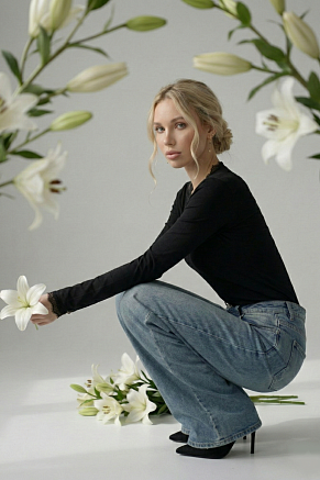 Лонгслив женский Адель Ч Арт. 10691