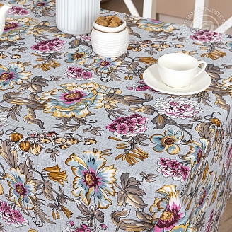 Скатерть рогожка / Арония