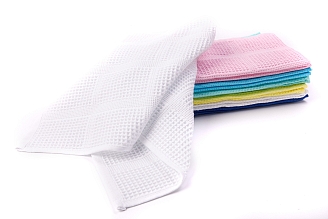 Полотенце вафельное г/к Узбекистан 260 гр/м2 / 024-белый