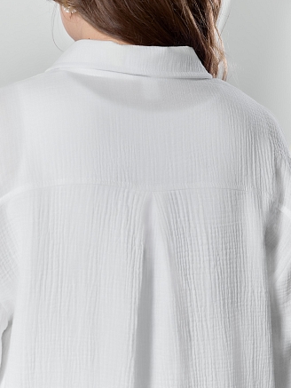 Женская рубашка Вуаль-6 / белый