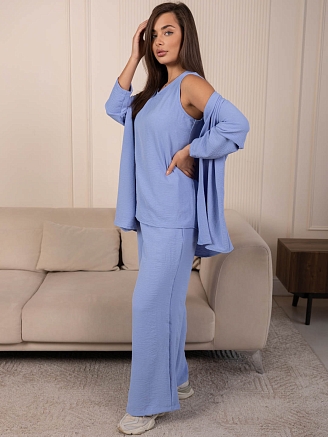 Женский костюм мод.2142/4 / Голубой