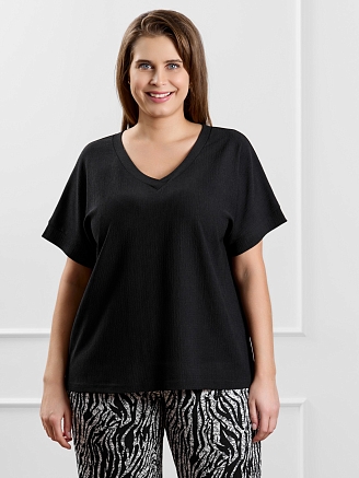 Женская футболка Элегия-2 / чёрный