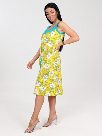 Женский сарафан Матрешка-2 СК-2206 / Ромашки на желтом