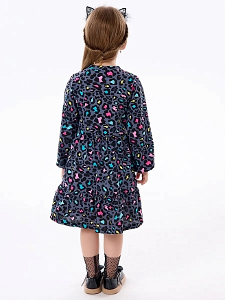 Детское платье "Умница" / Леопард цветной
