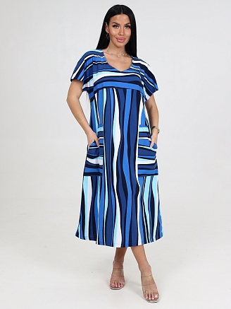 Женское платье Ассоль-2 ПлК-1509 / Голубая волна