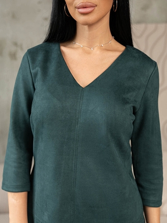 Женское платье мод.1446/4 / Изумруд